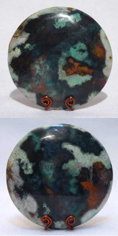 Multi color Chrysocolla