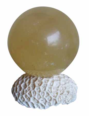 Calcite Sphere Ball Decoration