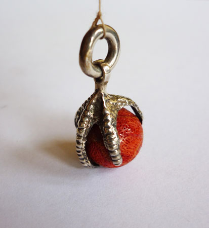 Indonesian Red Coral pendant