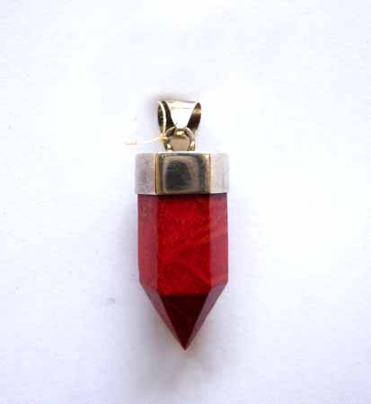 Red Coral Pendant