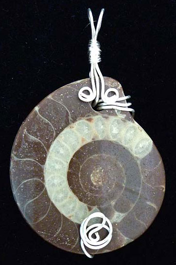 Indonesian Ammonite pendant